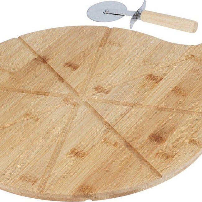 Pizza Snijplank met Snijder