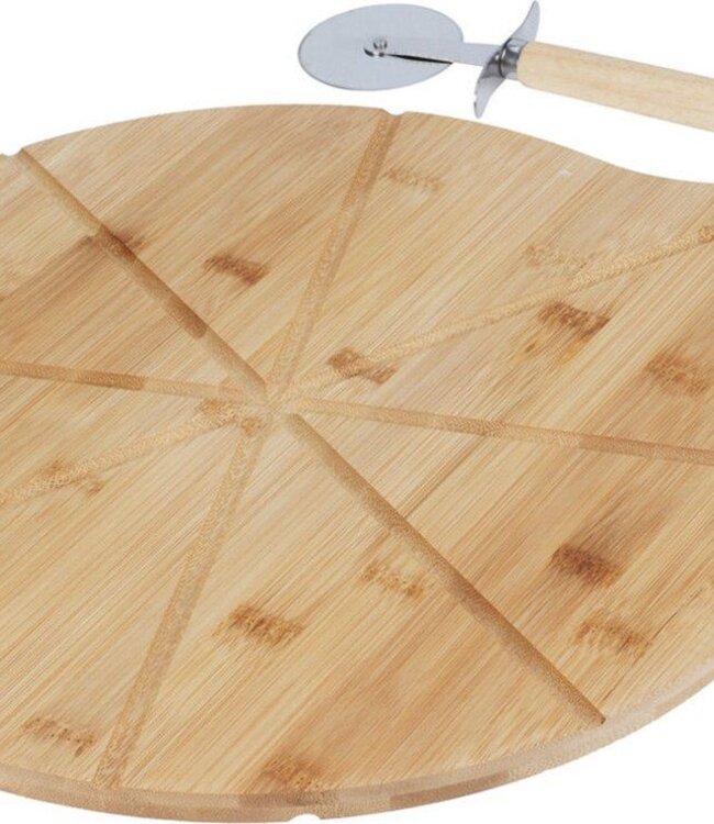 Pizza Snijplank met Snijder