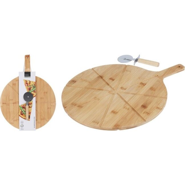 Pizza Snijplank met Snijder