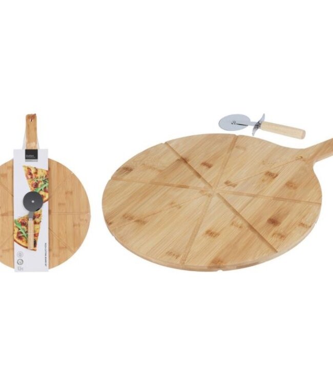 Pizza Snijplank met Snijder