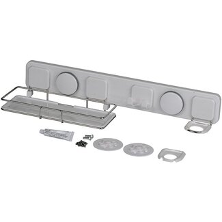 Wall organizer with suction