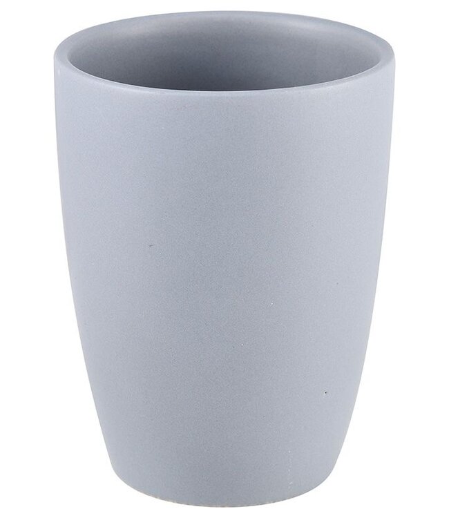 Bathroom Set - 3-Piece - Ceramic - Gray