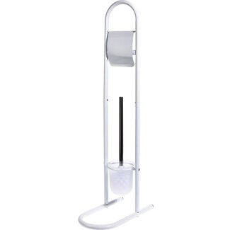 Bathroom Solutions Toilettenbürste mit Halter - Weiß