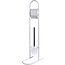 Toilet Brush with Holder - White