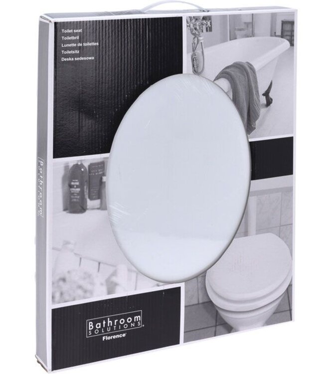 Toiletbril MDF - Hout - Wit