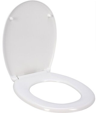 Bathroom Solutions Toiletbril duroplast - Wit -  Softclose