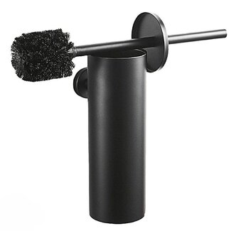 Ceruzo Toilet Brush with Wall Holder – Black