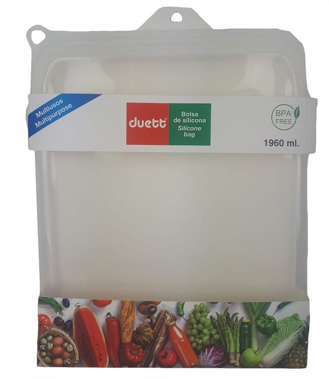 Silicone Food Storage Bag - 1960 ml - Sustainable