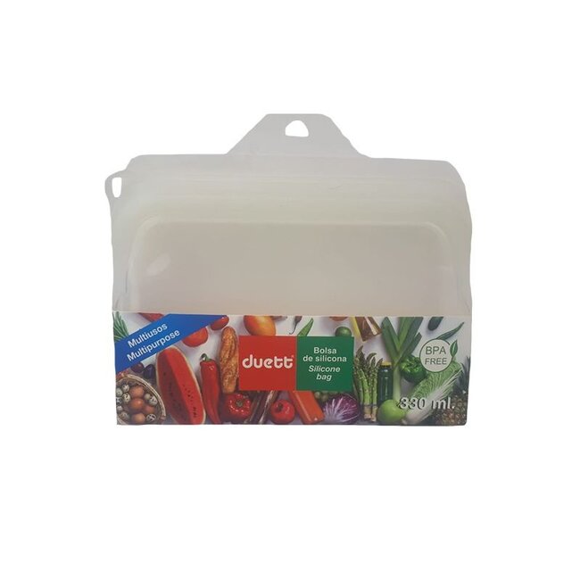 Siliconen Vershoudzak - 330 ml - Duurzaam
