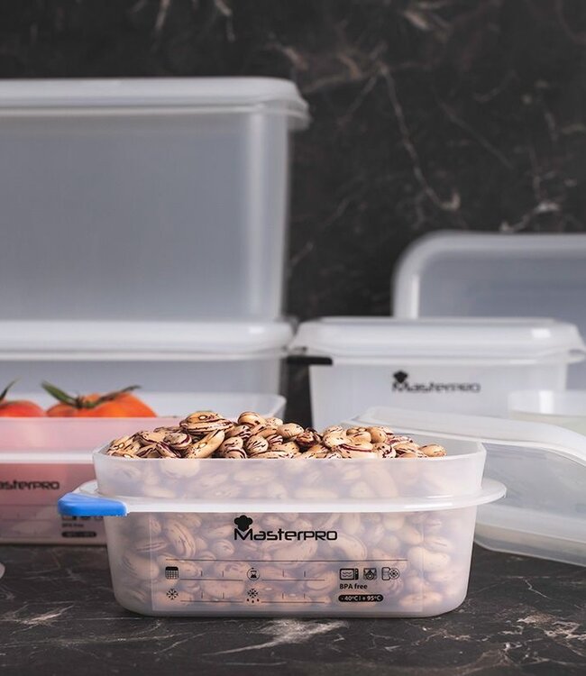 Masterpro Food Storage Box - 4L - Transparent