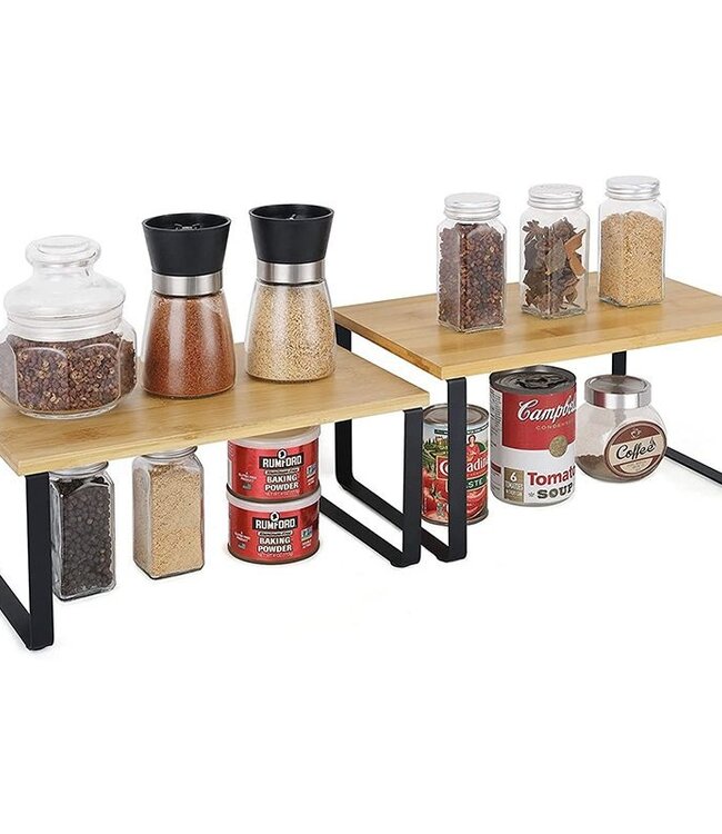 Keukenrekjes - Aanrecht Organizer - Set van 2