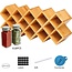 Spice Rack with 18 Glass Spice Jars - with Labels and Marker  Description: