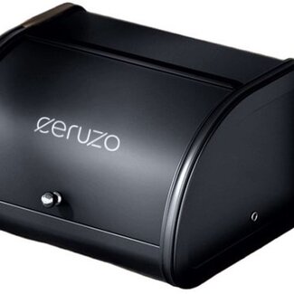 Ceruzo Bread Box with Sliding Lid - 25 cm - Matte Black