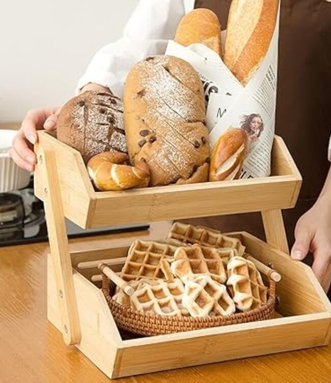 Vegetable and Fruit Rack - Bamboo