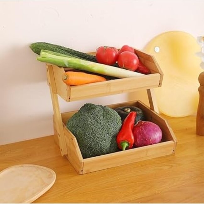 Vegetable and Fruit Rack - Bamboo