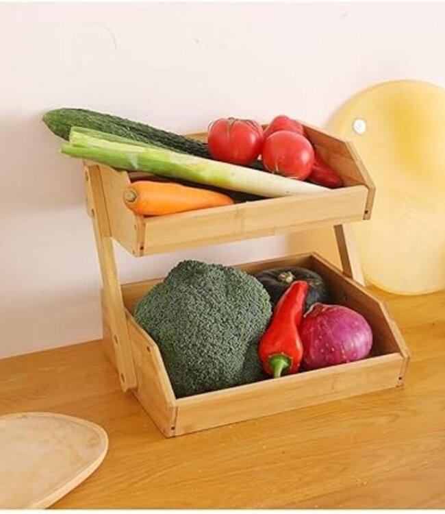 Vegetable and Fruit Rack - Bamboo