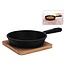 Excellent Houseware Tapas Steel Pan - Cast Iron - Ø12.5 cm
