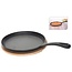 Excellent Houseware Tapas Frying Pan Oval - Cast Iron - Ø24 cm