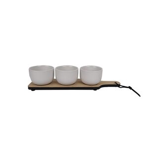 Cuisine Performance Tapas Plank - Aperitif Serving Set - 4-Piece