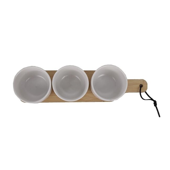 Tapas Plank - Aperitif Serving Set - 4-Piece