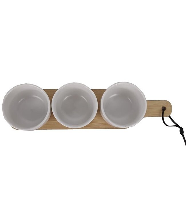 Tapas Plank - Aperitif Serving Set - 4-Piece