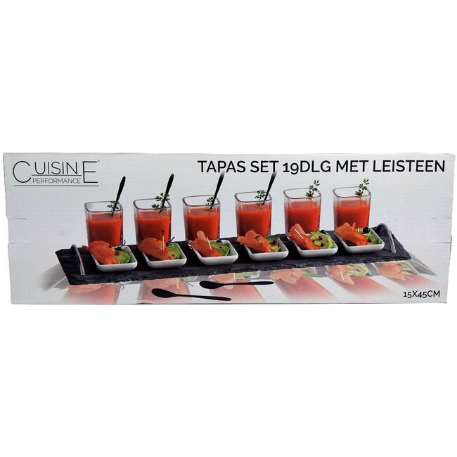 Tapas Set on Slate Serving Tray