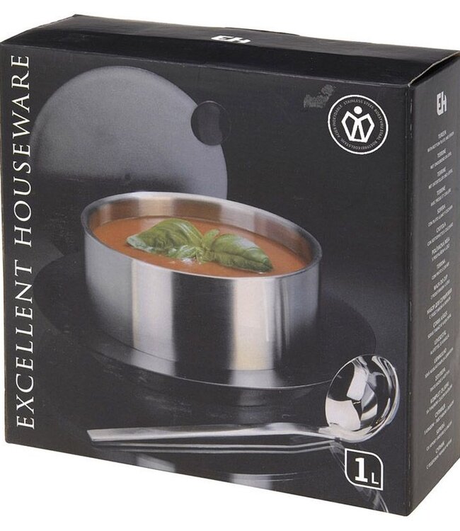 Stainless Steel Serving Set (1 Liter) Excellent Houseware