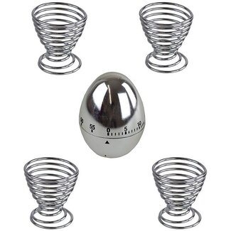 Egg Timer with 4 Egg Cups