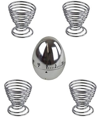 Egg Timer with 4 Egg Cups
