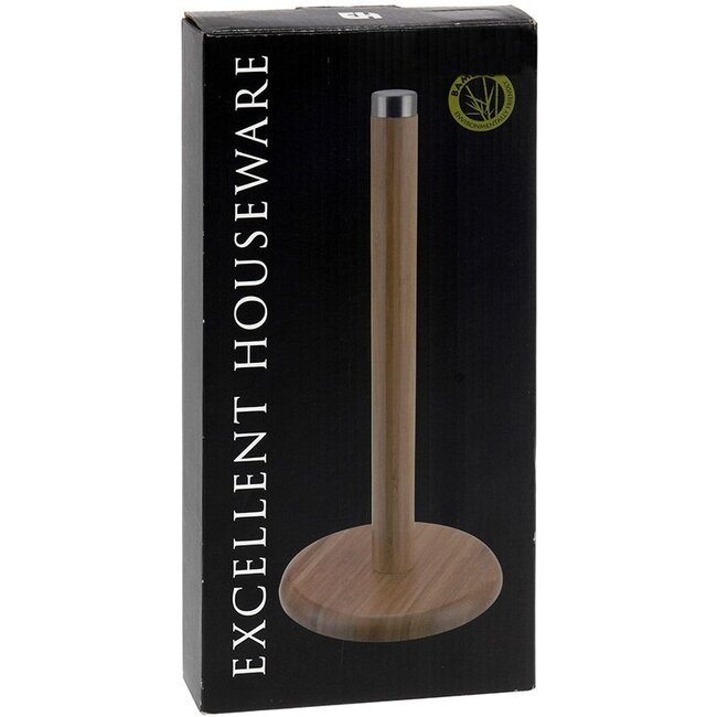 Bamboo Paper Towel Holder