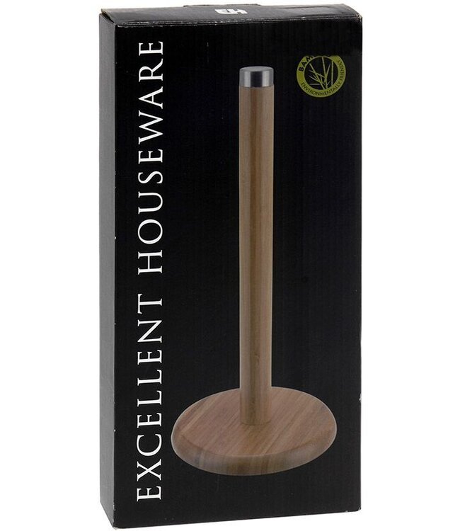 Bamboo Paper Towel Holder