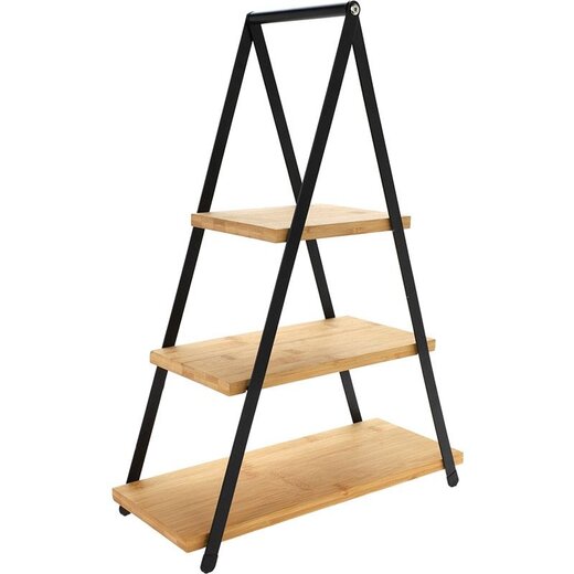 Excellent Houseware Etagere 3 Layers - Bamboo - 53 cm