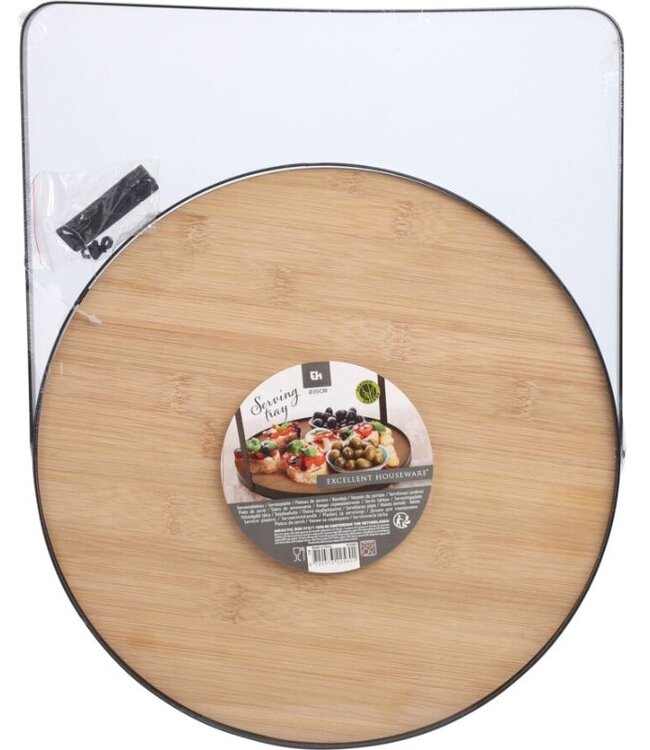 Serveerplateau - Bamboe - Ø35 cm