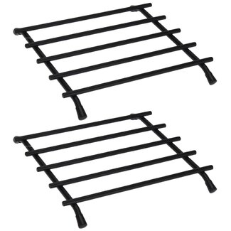 Excellent Houseware 2x Pan Trivet - Steel - 20x20 cm