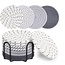 Coasters with Holder - Set of 8 - Grey