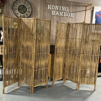 Atmosphera Bamboo Room Divider - 2 Pieces - 6 Panels in total - 170 cm high - 5Five