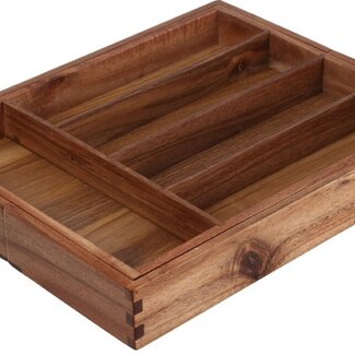 Cutlery tray Acacia - Extendable