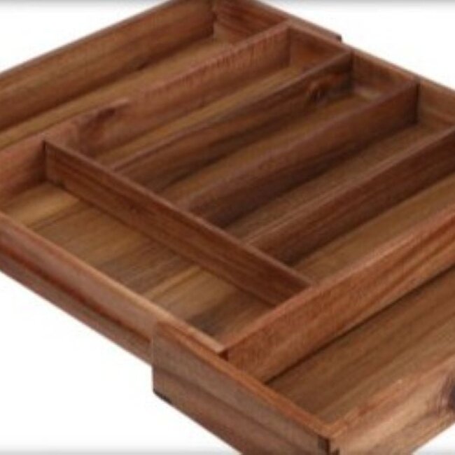 Cutlery tray Acacia - Extendable