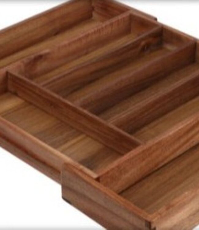 Cutlery tray Acacia - Extendable