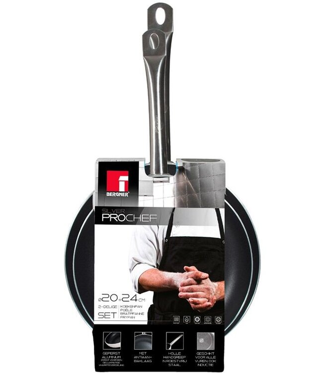 ProChef Platinum koekenpannenset - 2-delig