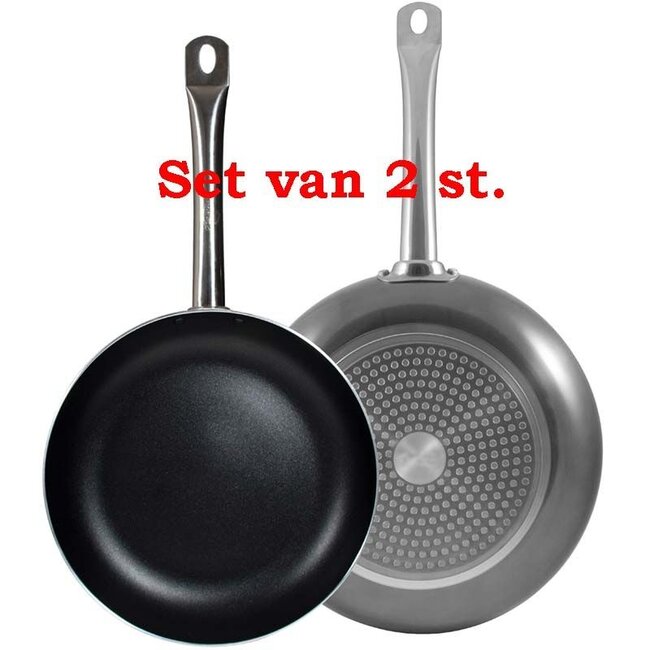 ProChef Platinum koekenpannenset - 2-delig