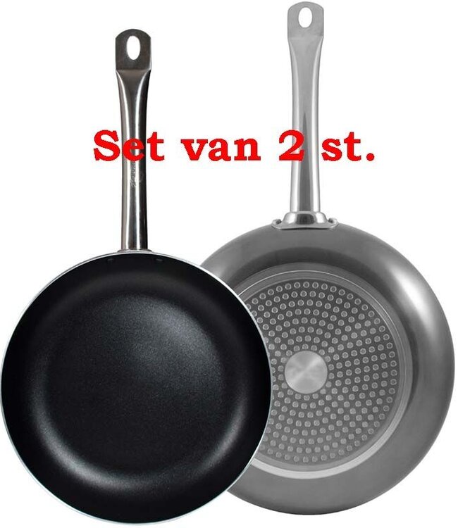 ProChef Platinum koekenpannenset - 2-delig