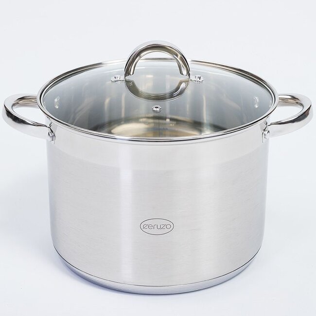 Ceruzo Stainless Steel Stockpot - 9.5 Litres