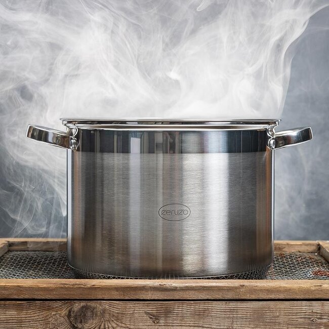 Ceruzo Stainless Steel Stockpot - 9.5 Litres