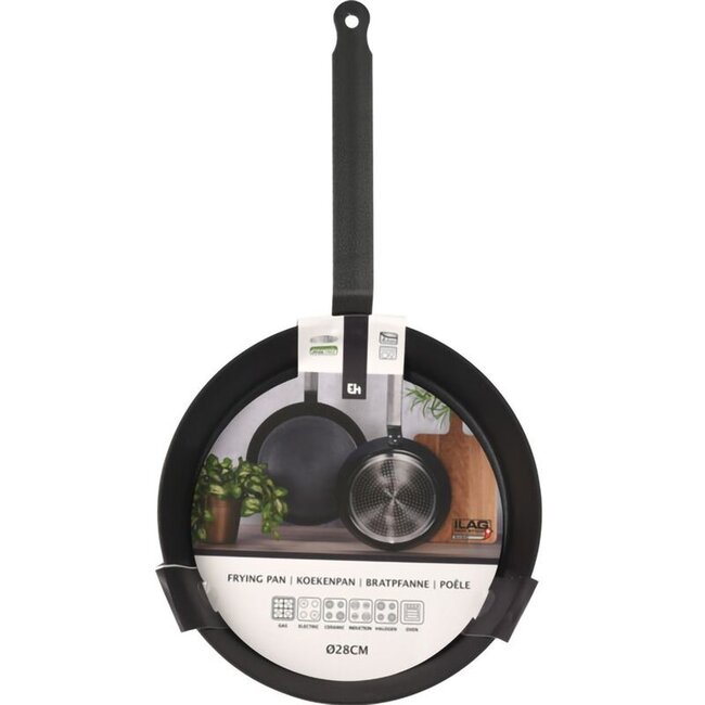 Excellent Houseware Bratpfanne - Ø28 cm × H5 cm - Aluminium