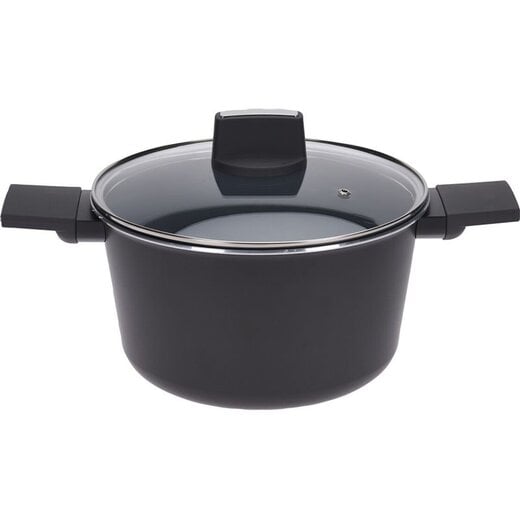 Excellent Houseware Braadpan met deksel – Ø24cm – aluminium