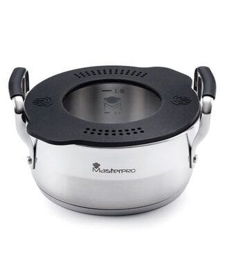 Masterpro Masterpro Pan met Siliconen Deksel -  Ø16 cm