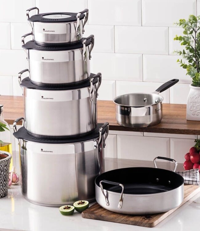 Masterpro Pan met Siliconen Deksel -  Ø16 cm