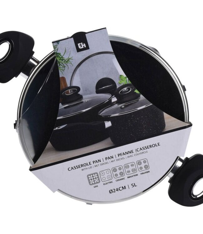 Braadpan met deksel - Ø24cm