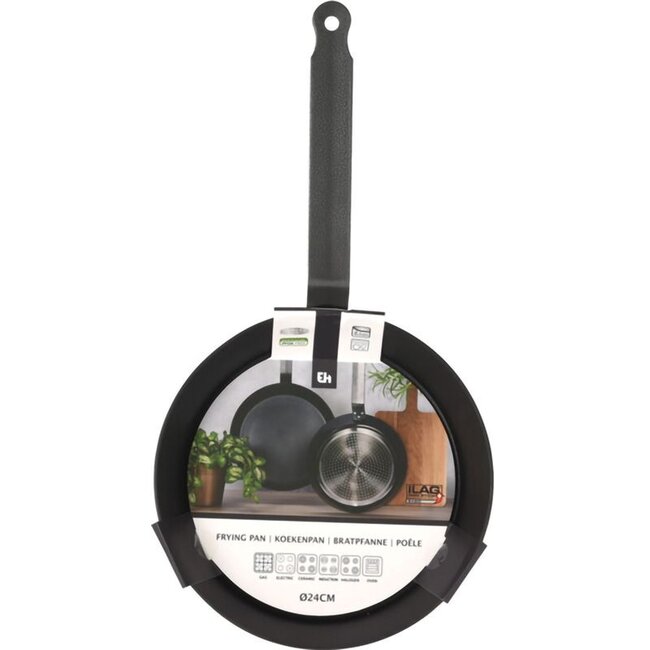 Excellent Houseware Bratpfanne - 24 cm - Metallgriff